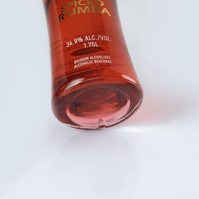 Extra Large 1.75L Glass Vodka Bottle with Screw Lid